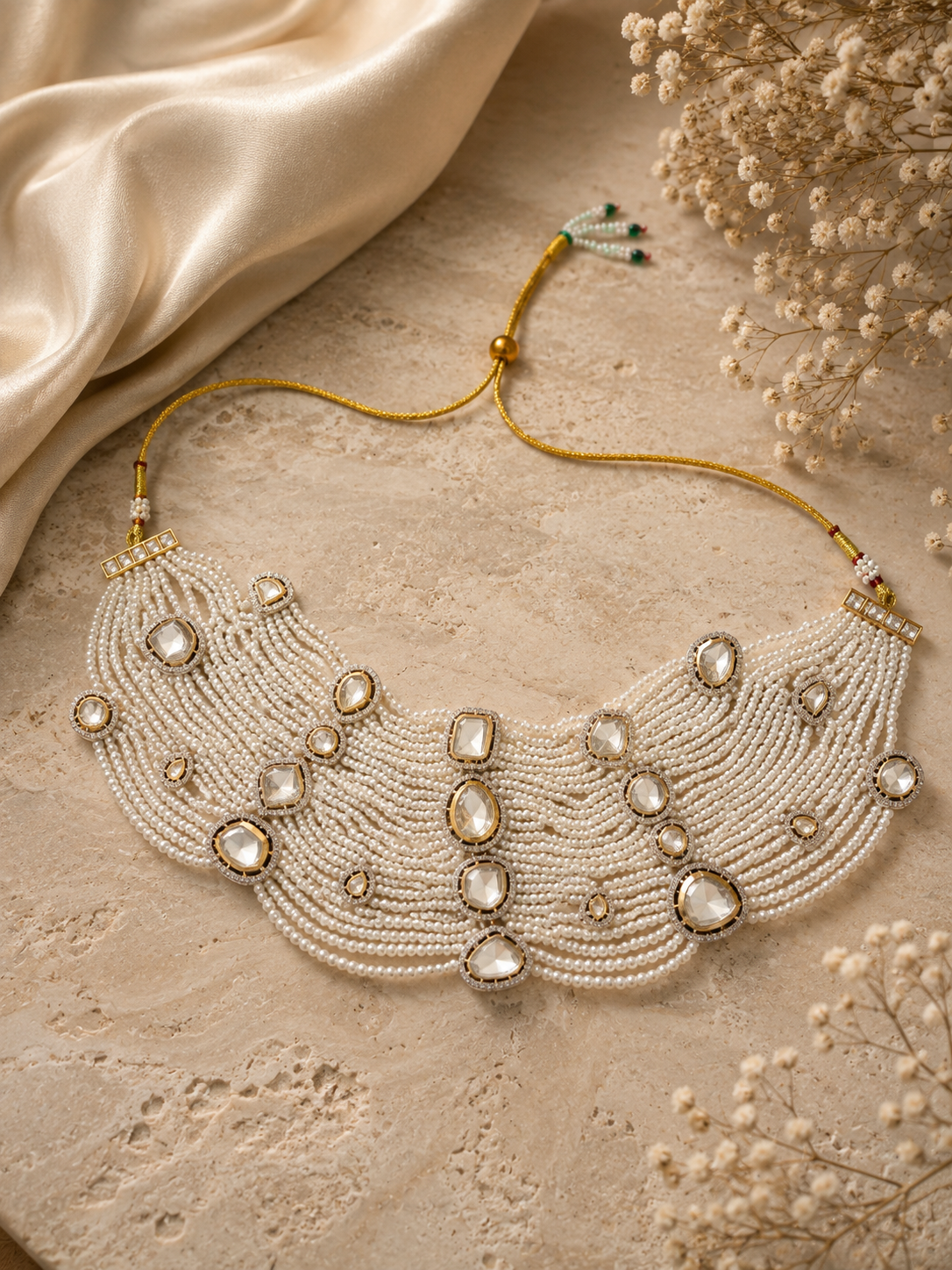American Diamond Maharani Necklace
