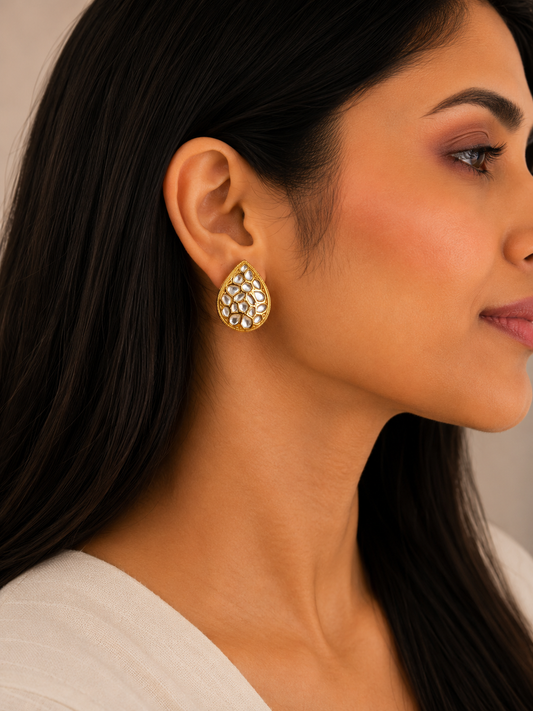 Kundan Studs