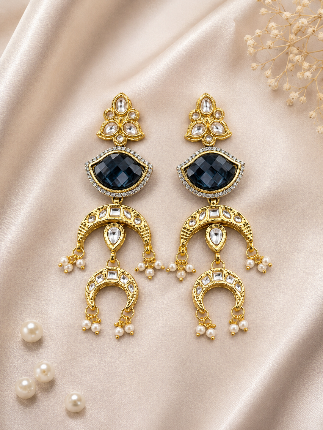 Chand Layered Earrings
