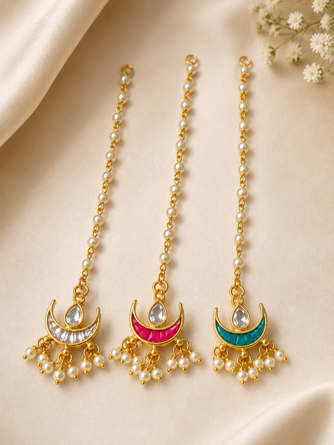 Mini Chand Kundan Tika