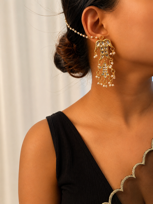Machli String Earrings