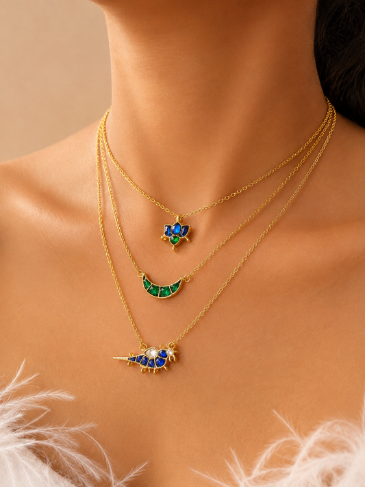 Layered Lotus peacock