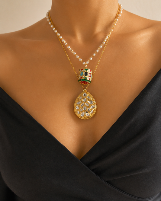 Rangeela Drop Layered Chain