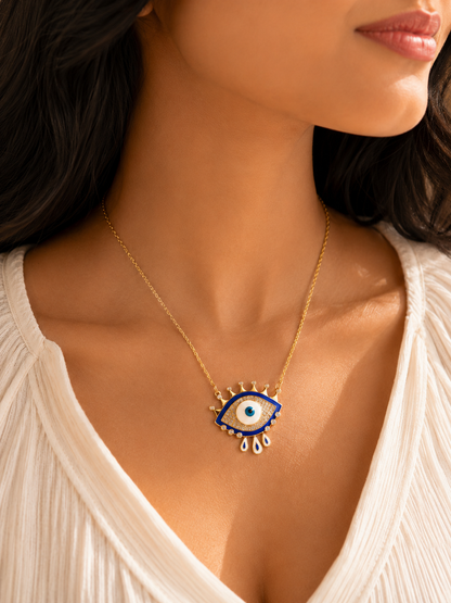 Blue Eye Charm Chain