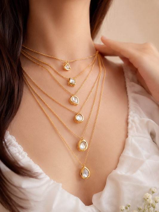 Layered 6 Kundan Necklace