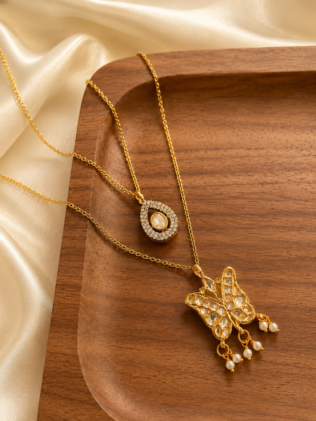 Phutri Butterfly Layered Chain