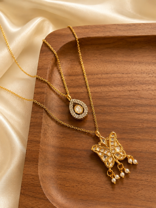 Phutri Butterfly Layered Chain
