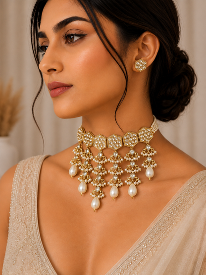 Mahnoor Choker Set