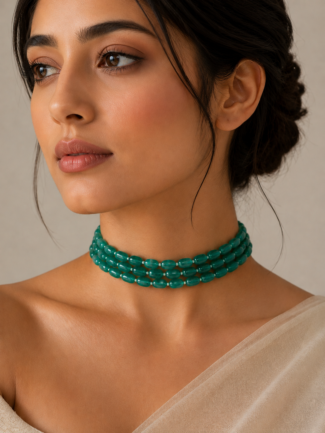 Turquoise Bead Choker