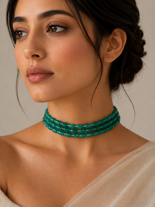 Turquoise Bead Choker