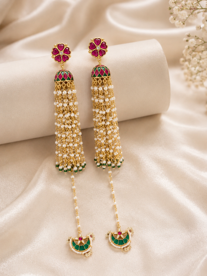 Kashmiri Floral Jhumka