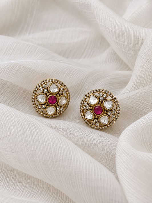 Round Classy Studs