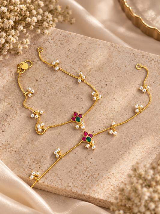 Lotus Anklet