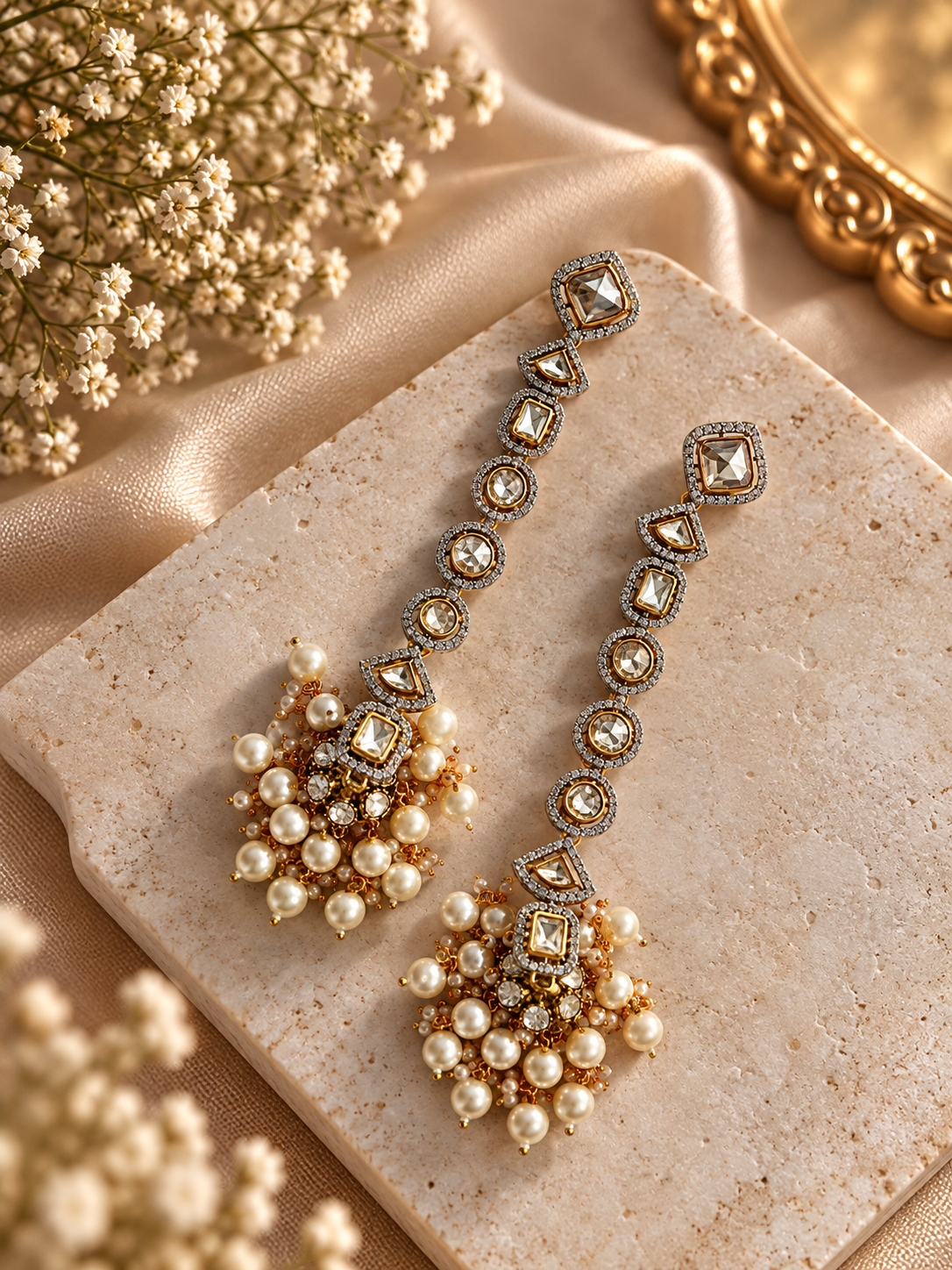 Tosha Polki Earrings