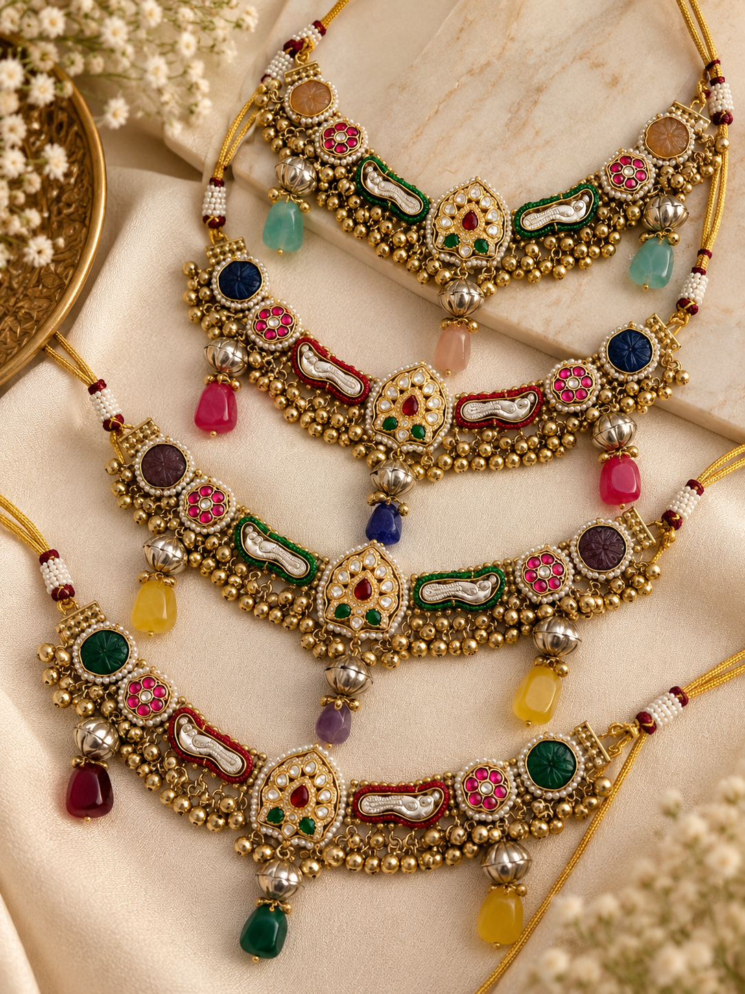 Phulkari Choker