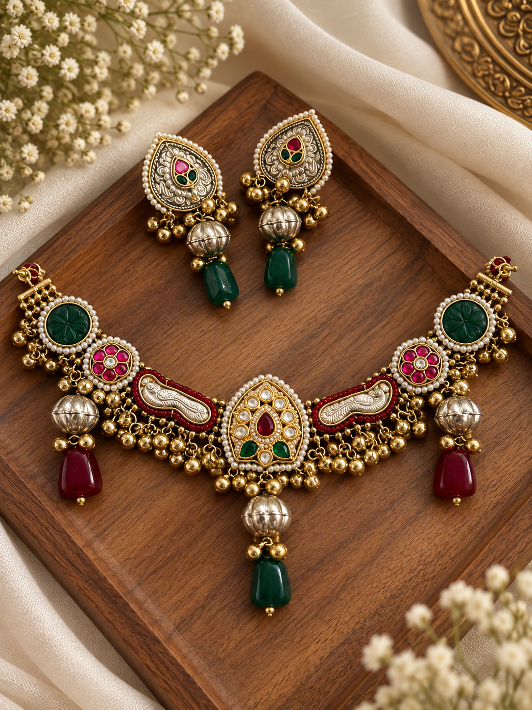 Phulkari Choker
