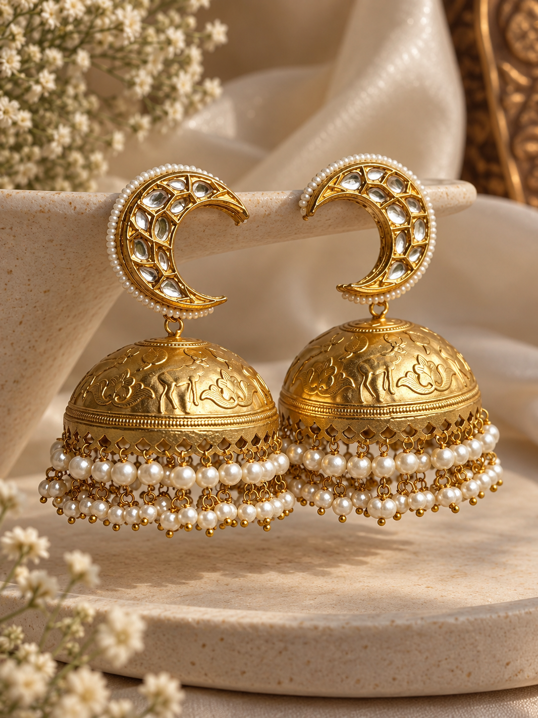 Half Moon Jhumka