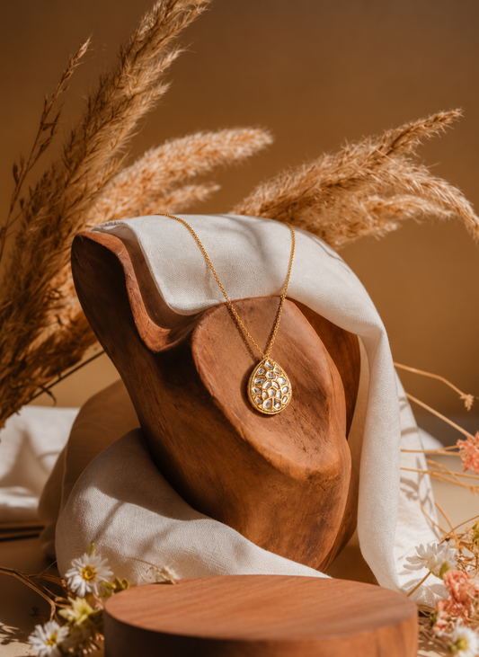 Drop Kundan Chain