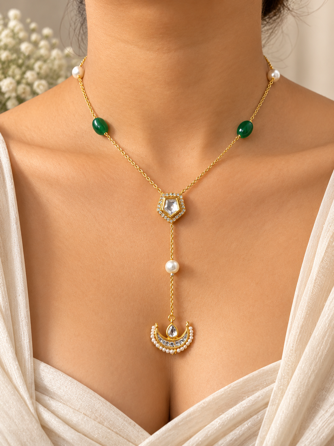 Emerald Chand Chain