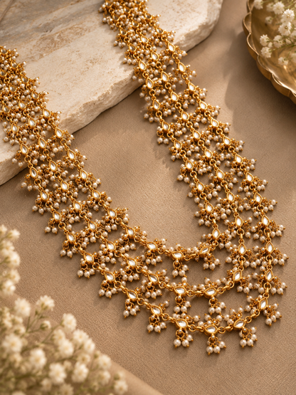 Long Kundan Necklace