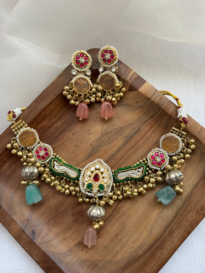 Phulkari Choker
