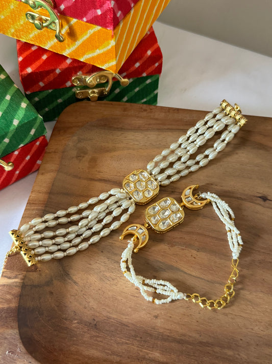 Varg Polki Couple Rakhi