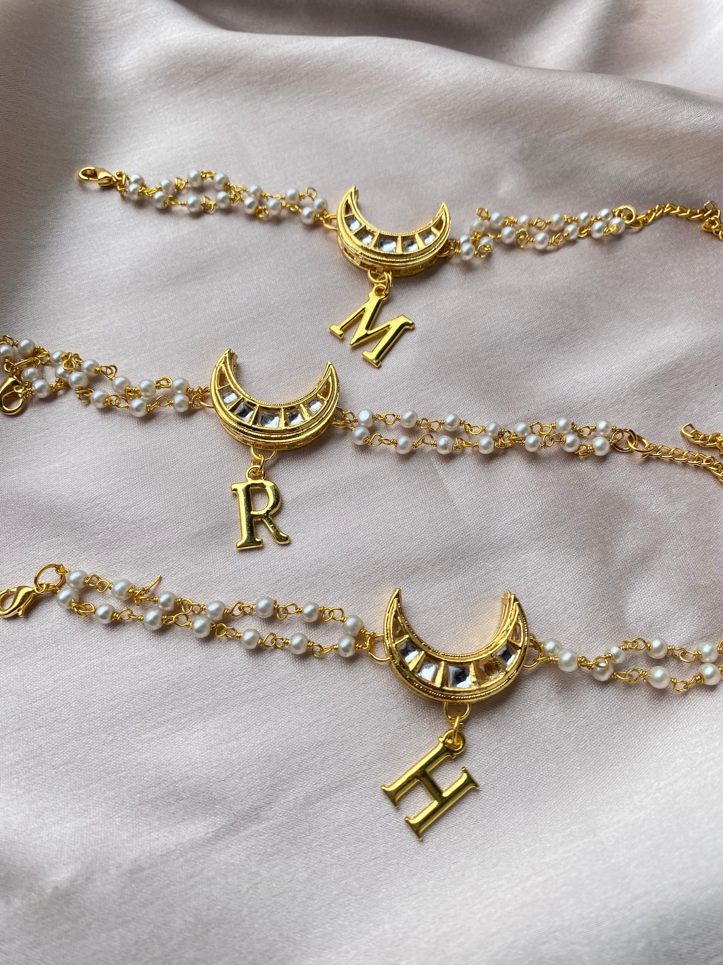 Chand Initial Rakhi Bracelet