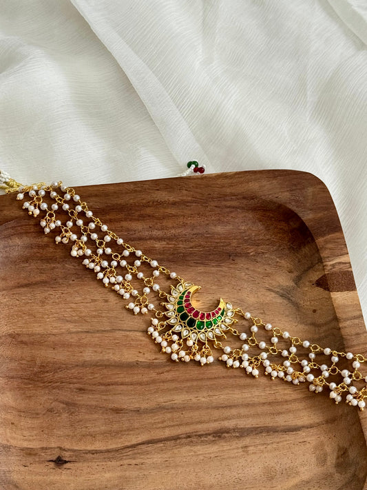 Ruby Green Chand Choker