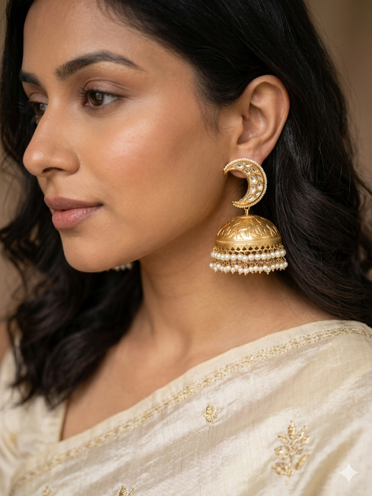 Half Moon Jhumka