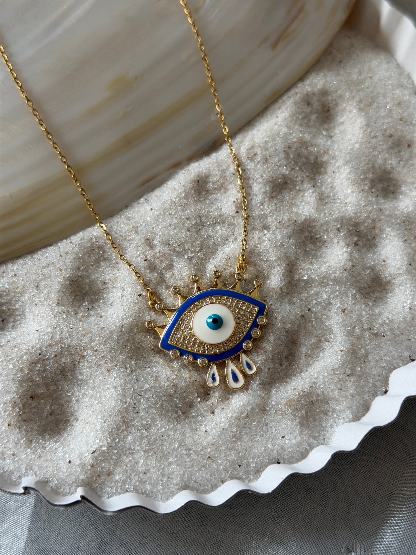Blue Eye Charm Chain
