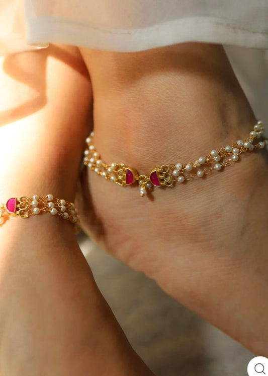 Ruby Anklets