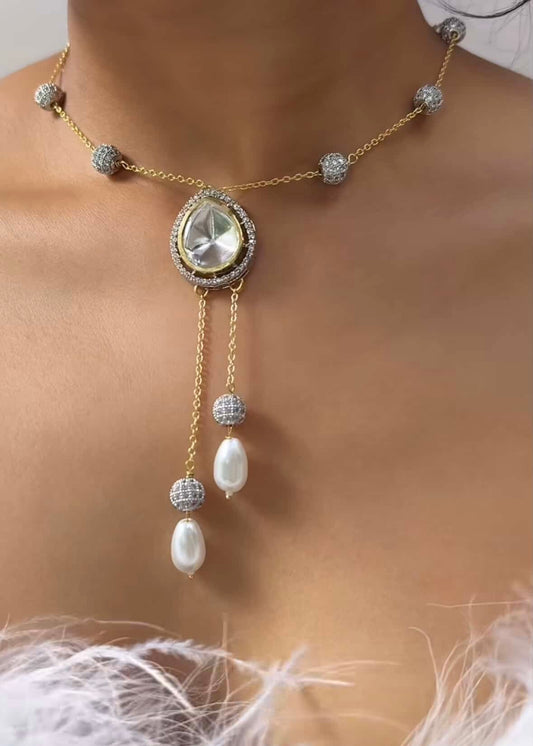 Polki Dangle Chain
