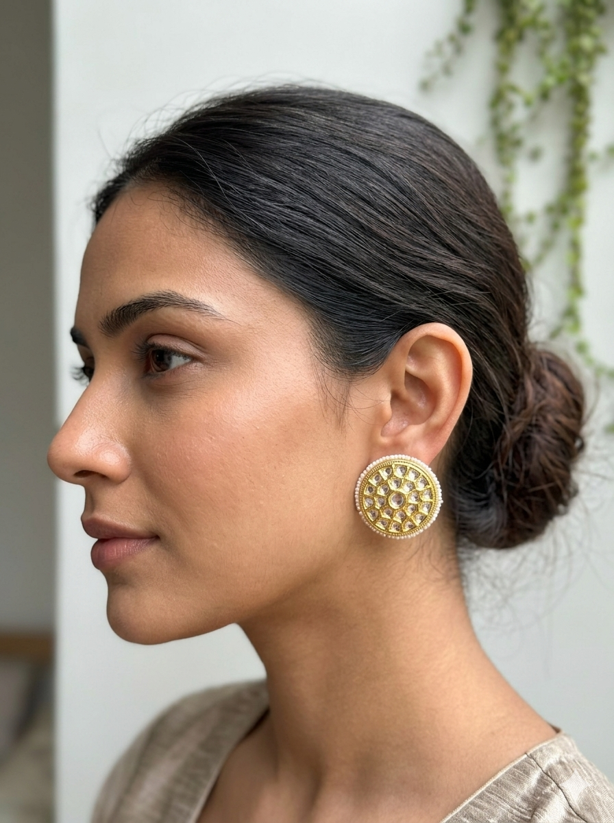 Kundan Studs