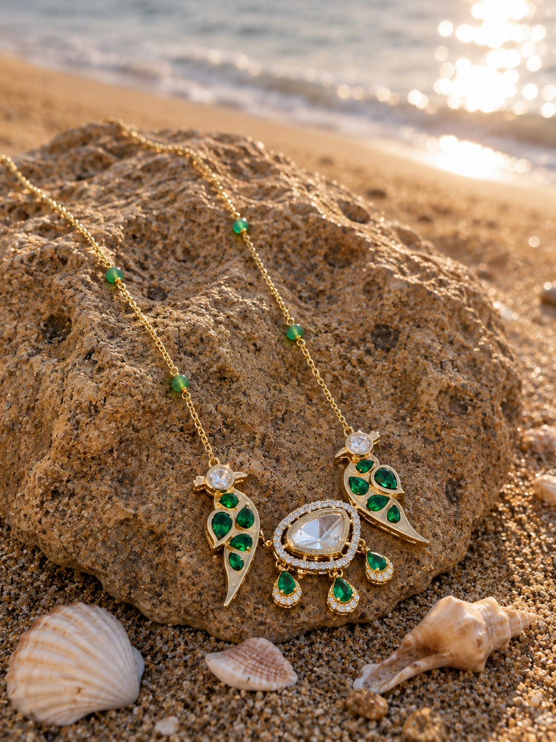 Twin Sparrow Neckchain