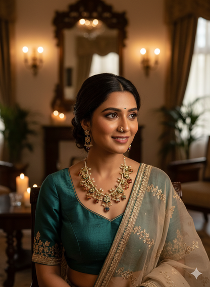 Zari Pearl Necklace