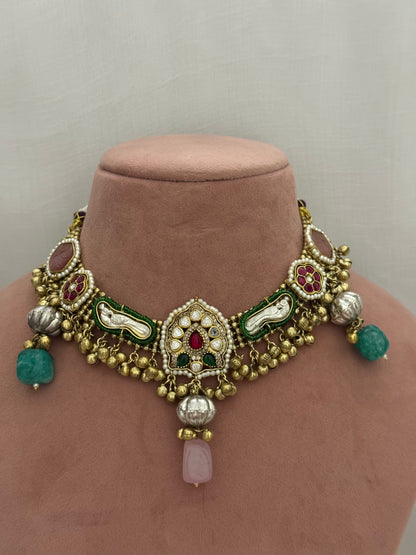 Phulkari Choker