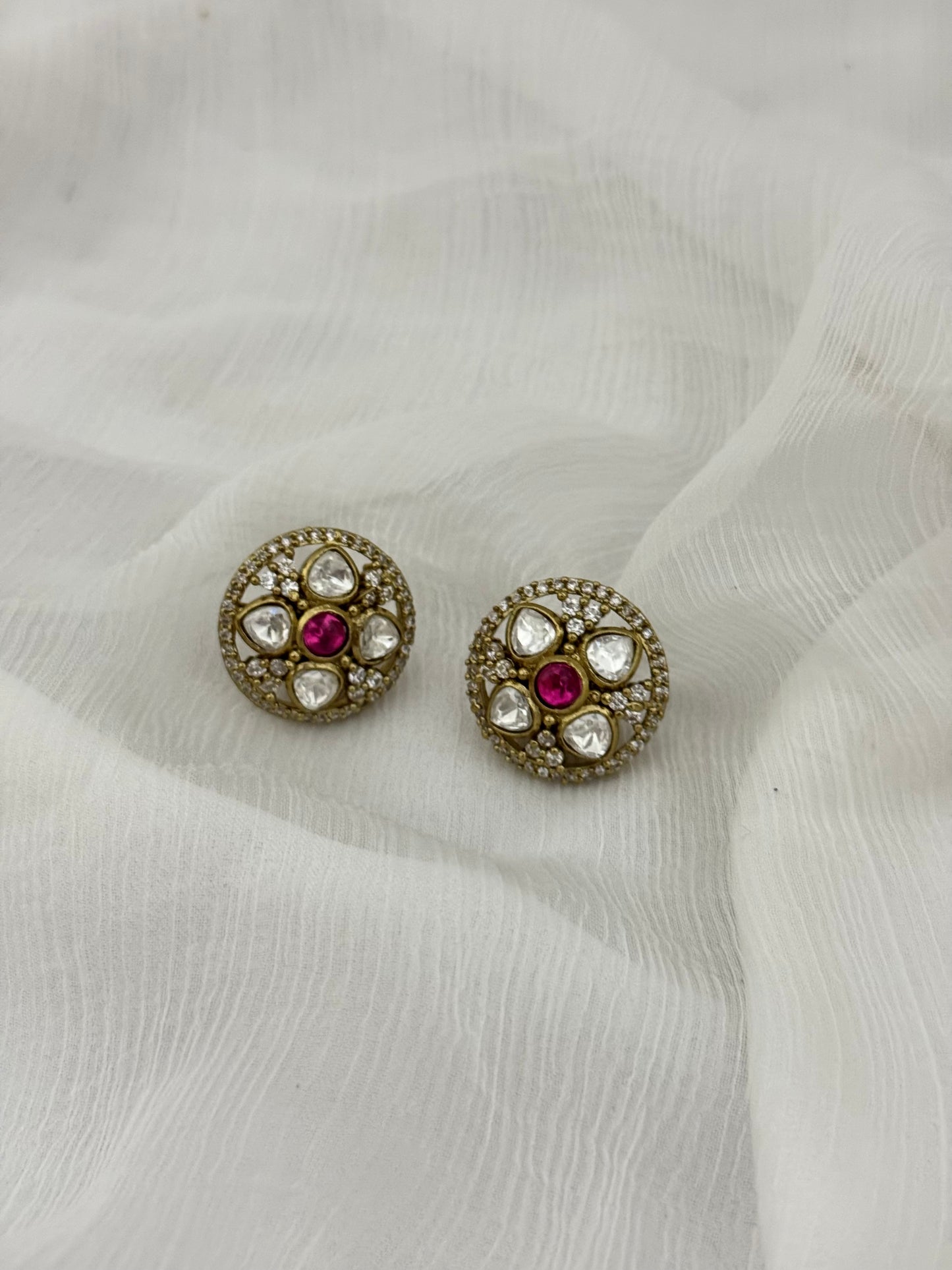 Round Classy Studs