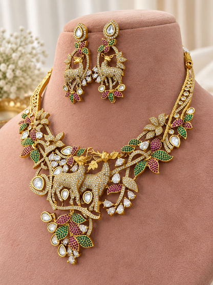 Mrig Tara Necklace Set