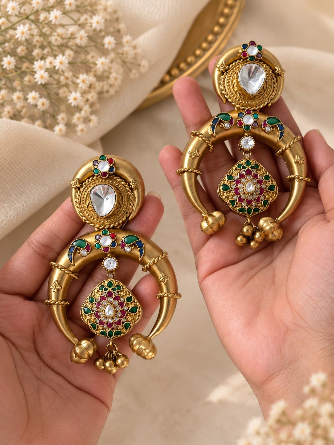 Hasmukh Statement Earring