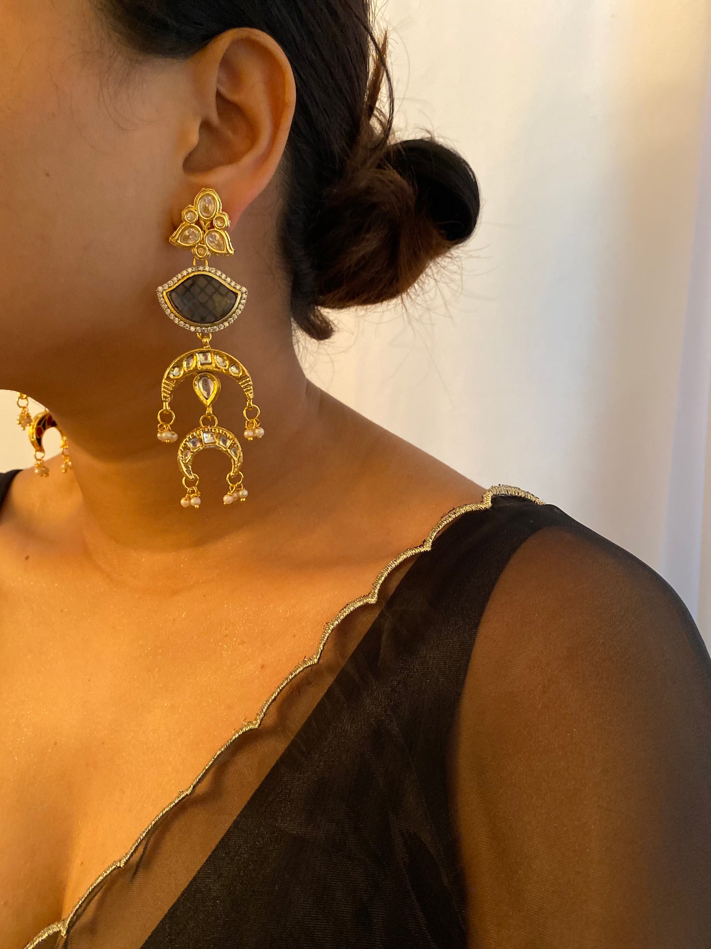 Chand Layered Earrings