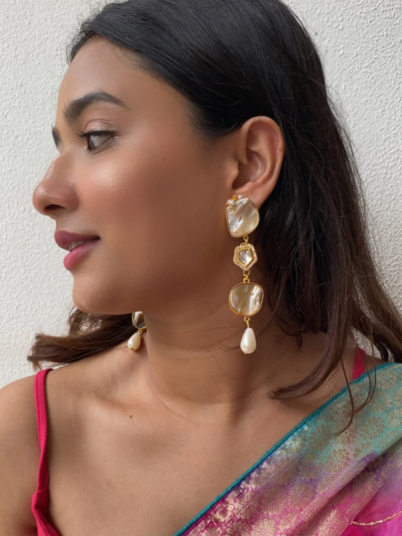 Pearl Statement Earrings